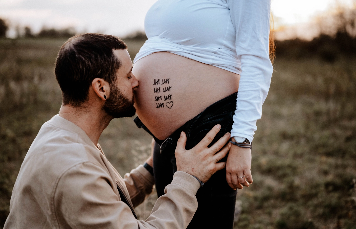 Baby bauch von Jana Fahrner Photography