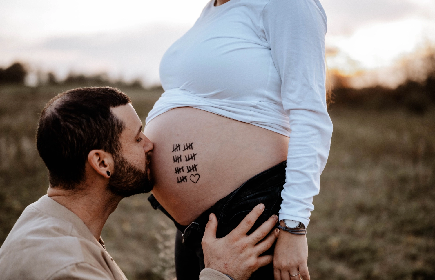 Baby bauch von Jana Fahrner Photography