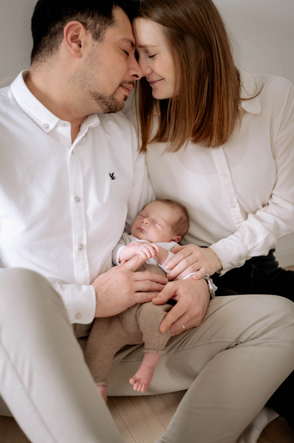 Neugeborenenfotografie, Paar und Baby von Jana Fahrner Photography